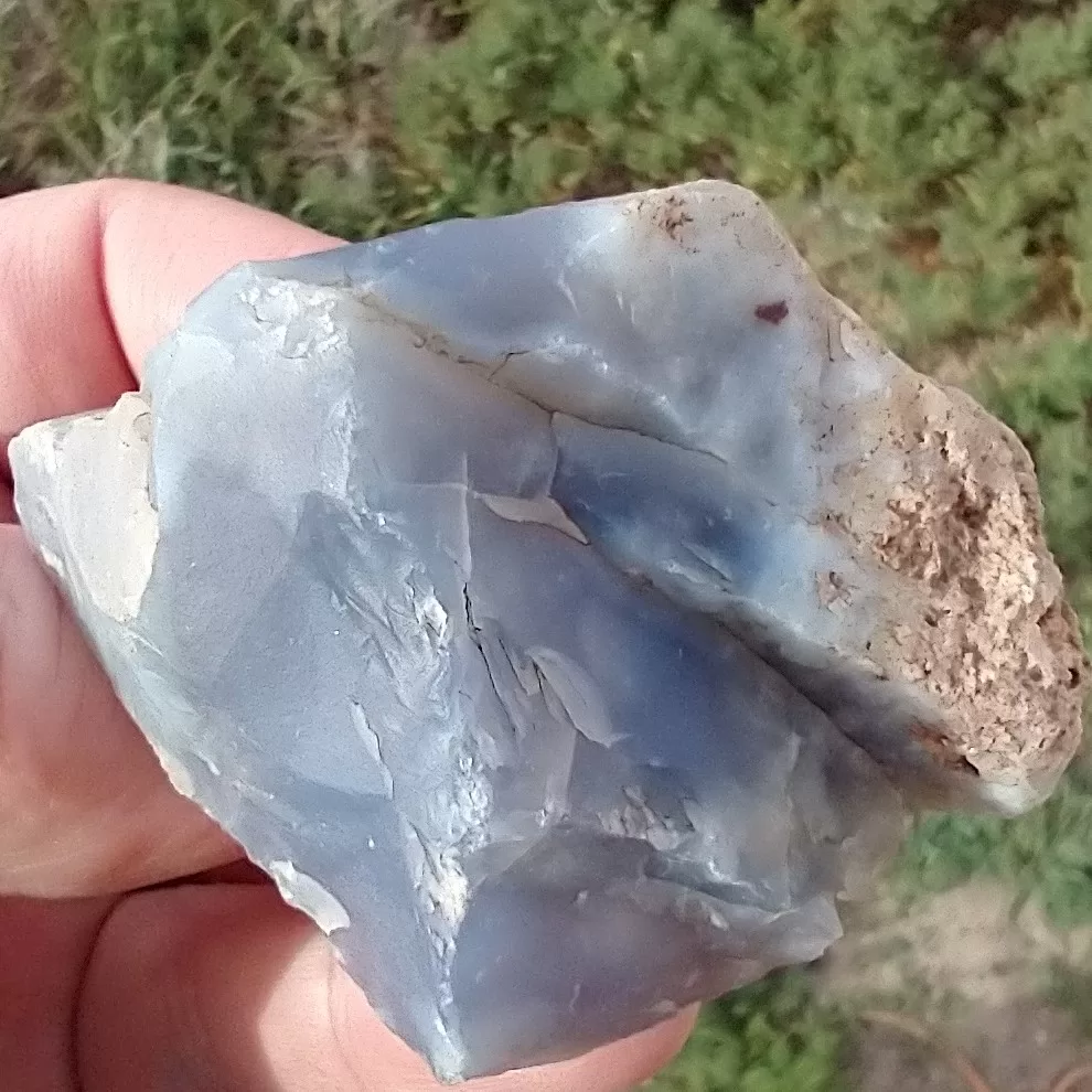 Gray chalcedony from Salina, Utah