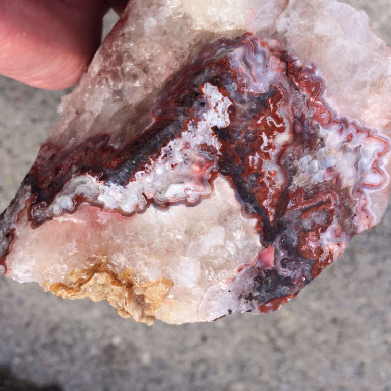 Red Lace Agate