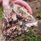 This piece of Tiffany Stone rough is showing all kinds of possibilities