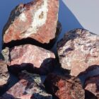 Red Lightning Agate Rough