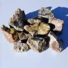 Serpentine with Chalcedony Rough