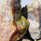 Serpentine with Chalcedony Rough
