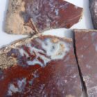 Red Lightning Agate