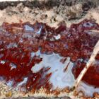 Red Lightning Agate
