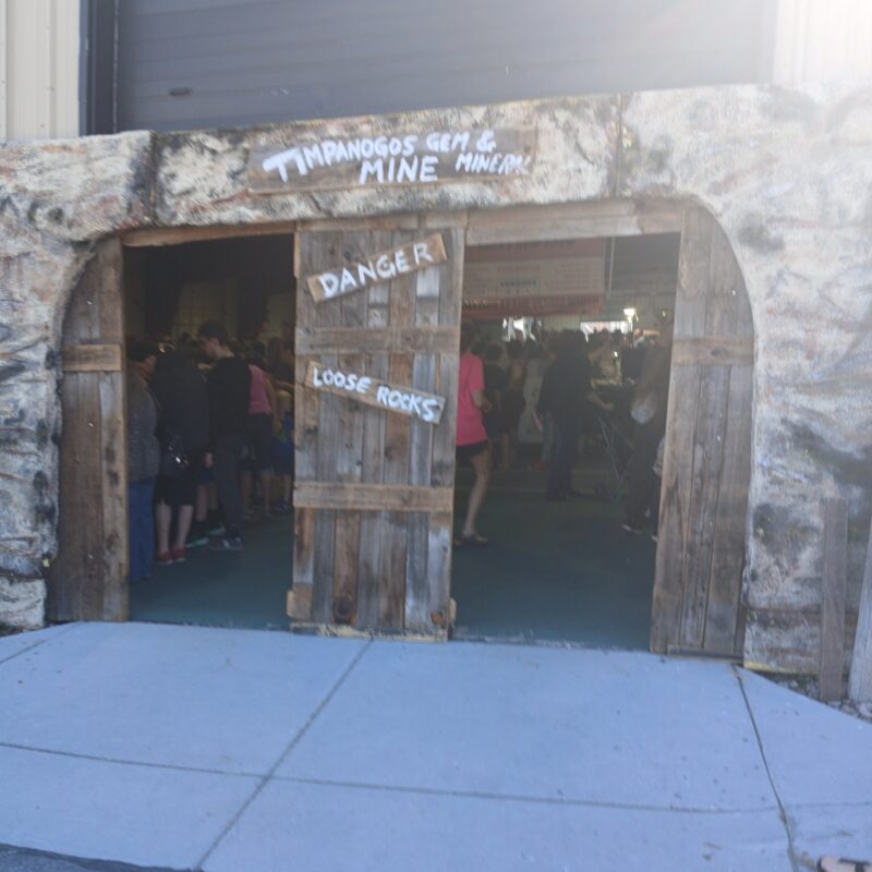 The entrance to the Timpanogos Gem & Mineral Show